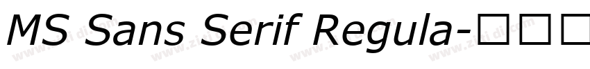 MS Sans Serif Regula字体转换